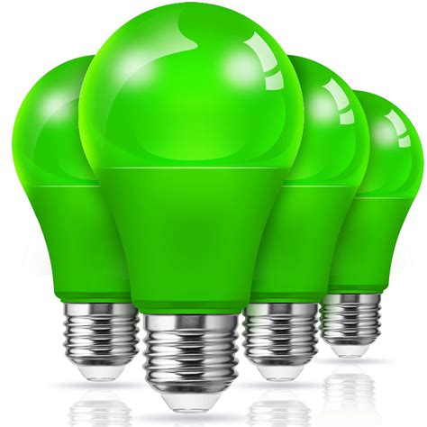 Green Colored Light Bulbs