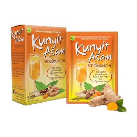 Jual Jamu Kunyit Asam Minuman Tradisional Kesehatan Sidomuncul Shopee