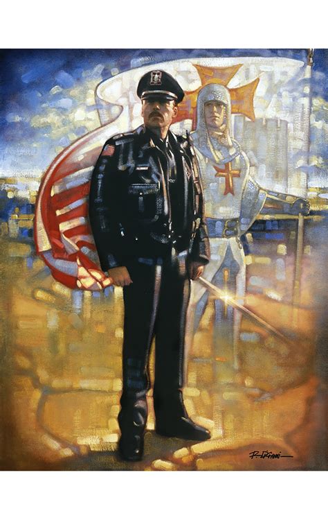 Police Officer Painting at PaintingValley.com | Explore collection of ...