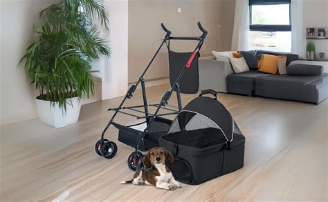 Fastpet Carriola Para Mascotas Plegable Transportadora Para Perros Y