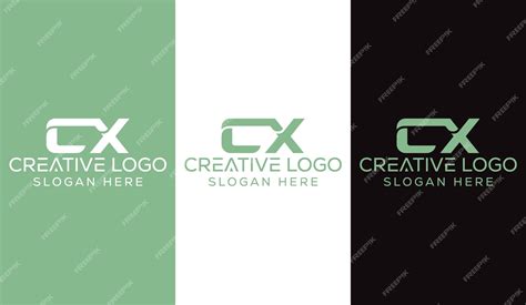 Premium Vector Initial Letter Cx Logo Design Monogram Creative Modern