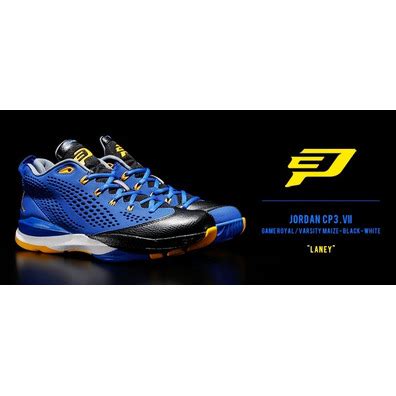 Jordan Cp Vii Laney Azul Amarillo Negro