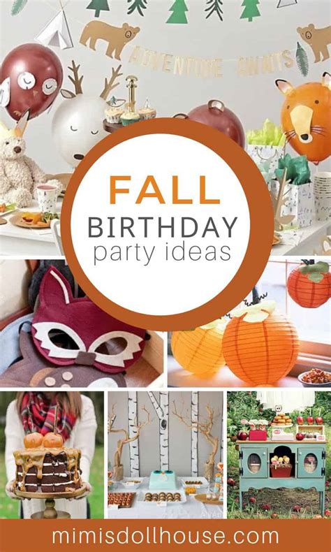 Trending Fall Party Ideas + Amazing Fall Party Themes | Mimi's Dollhouse