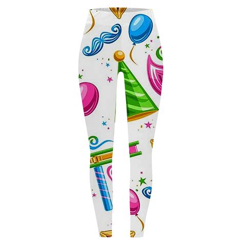 Adbfjaf Lined Leggings Skin Tone Sheer Womens Carnival Colorful