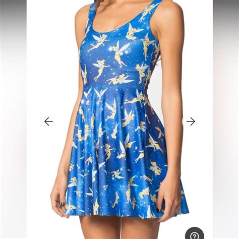 Blackmilk Dresses Blackmilk Disney Tinkerbell Scoop Skater Dress