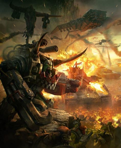 Pin By Jason Jew On Orks Warhammer 40k Artwork Warhammer Warhammer 40k