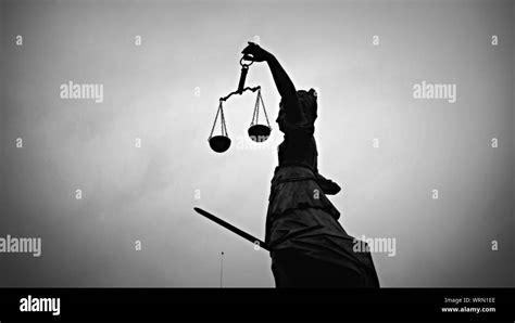 Statue of justitia Black and White Stock Photos & Images - Alamy