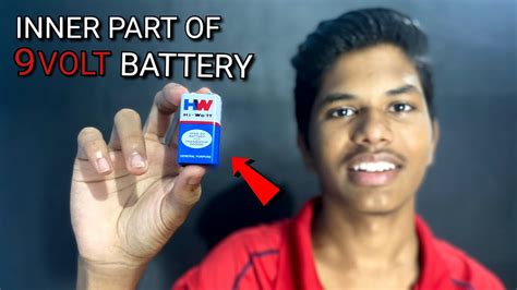 What Is Inside Of 9 Volt Battery 9 Volt Battery Ke Andar Kya He Youtube