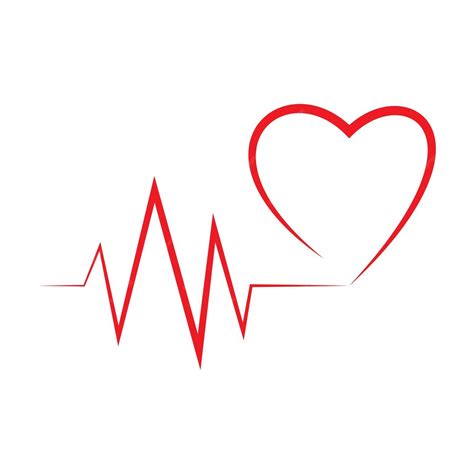 Premium Vector | Two heartbeat ecg line heart outlines