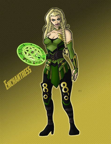 Marvel Villain Enchantress By Dread Softly On Deviantart