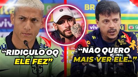 Treta Feia Richarlison Faz Duro Desabafo A Respeito Da Treta De Diniz