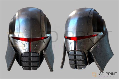 Star Wars Lord Starkiller Helmet Stl Files Ready To Be D Etsy Uk