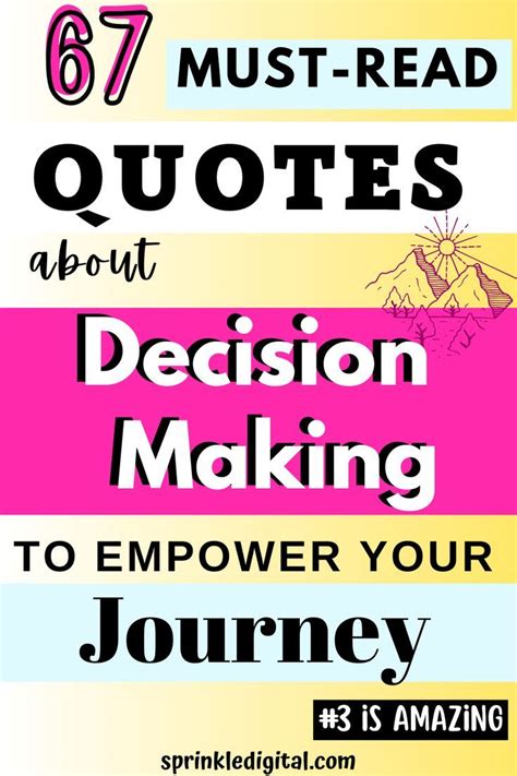 Inspiring Quotes About Decision Making To Empower Your Journey