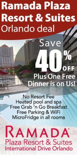 Orlando Ramada hotel on International Drive special Deals - FloridaEscape