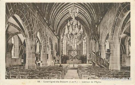 CPA FRANCE 35 Louvigné du Désert intérieur de l Eglise 35 ille et