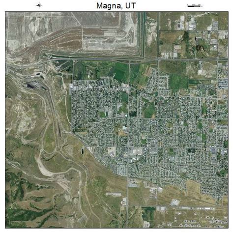 Aerial Photography Map of Magna, UT Utah