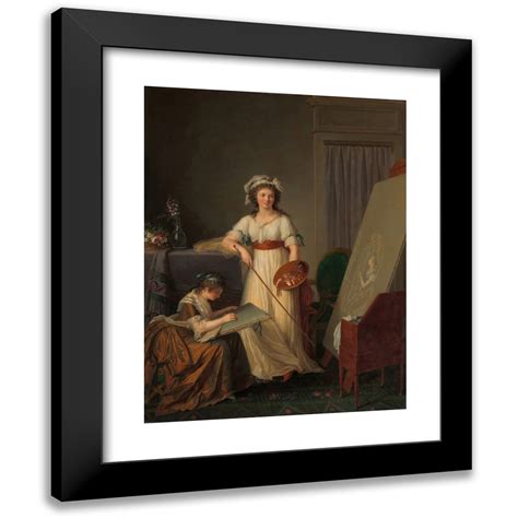 Marie Victoire Lemoine X Black Modern Framed Museum Art Print