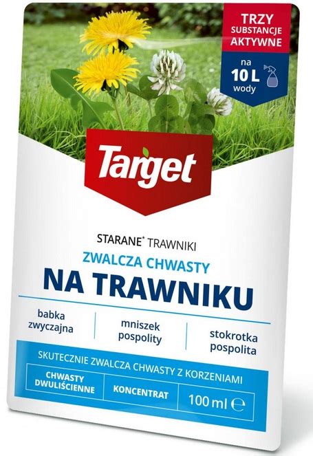 STARANE TRAWNIKI 100 ML TARGET ZWALCZA CHWASTY NA TRAWNIKU