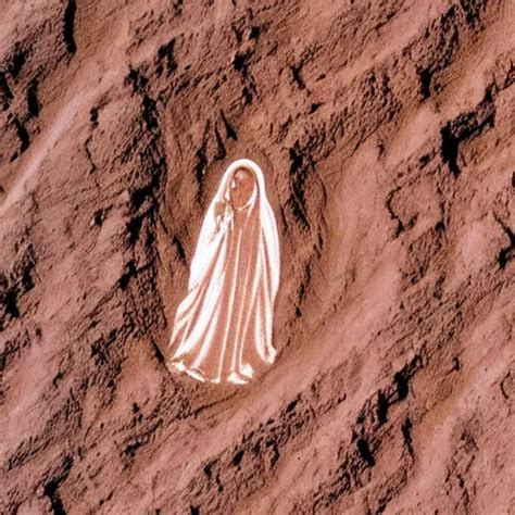 Wispy Virgin Mary Image In Mars Soil Stable Diffusion Openart