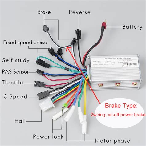 Kunray 24v 36v 48v 350w Brushless Controller For E Grandado