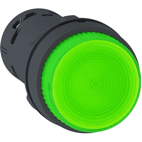 Harmony bouton poussoir lumineux Ø22 LED verte à accrochage 1F