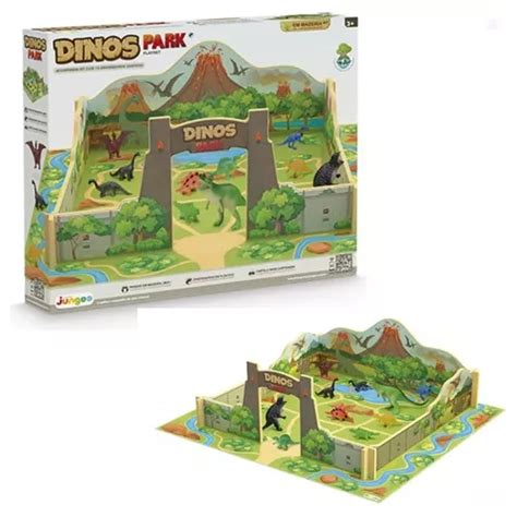 Dinos Park Tabuleiro Mdf Playset Dinossauro Para Montar Frete Gr Tis