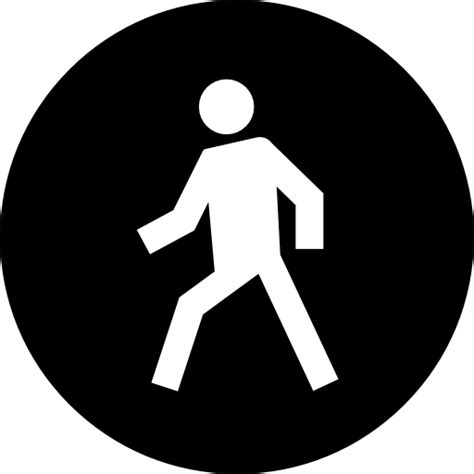 Pedestrian Basic Straight Filled Icon