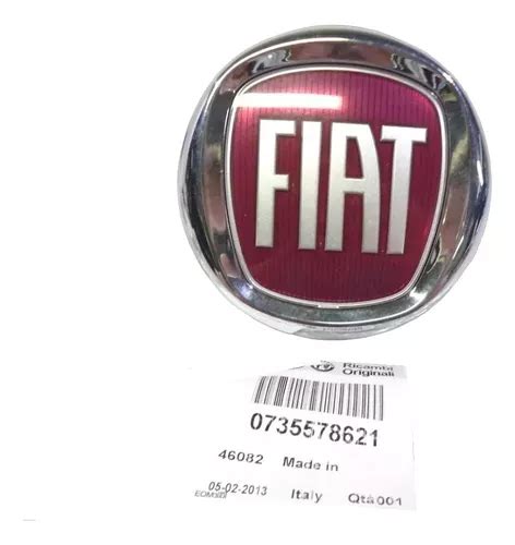 Emblema Fiat Grade Dianteira Argo Cronos Ducato Original