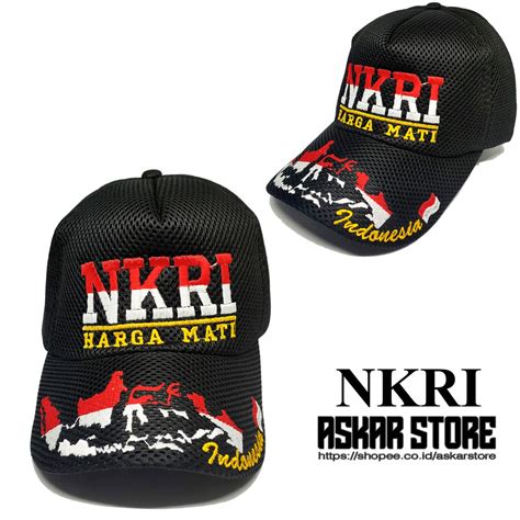 Jual Topi Double Mess NKRI Topi Double Mess Padi Kapas Topi Double