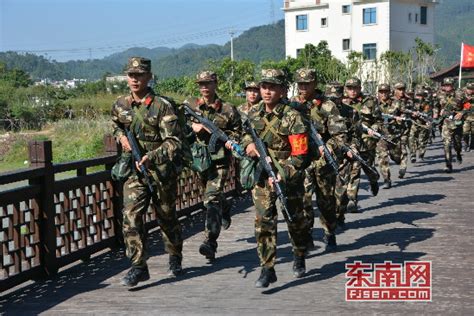 武警福建总队漳州支队开展冬季新兵野营拉练 社会 东南网漳州频道