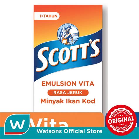 Jual Scotts Emulsion Vita Ml Shopee Indonesia