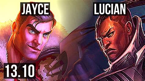 Jayce Vs Lucian Top 10 1 5 1 4m Mastery 700 Games Kr Master