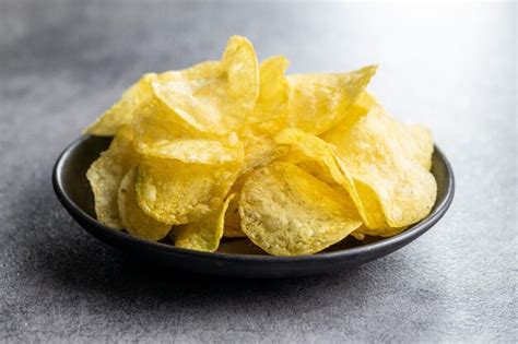 Premium Photo Crunchy Potato Chips Potato Crisps