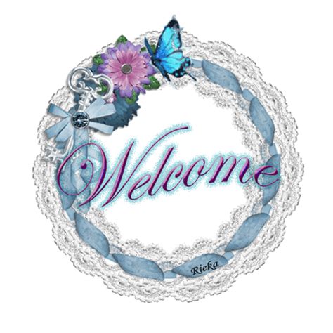 Welcome (in Glitter Text)