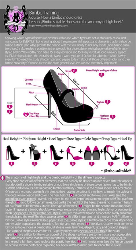 The Pba Guide To Bimbos And High Heels 7 Types Of Bimbo Suitable Shoes And High Heels Pink