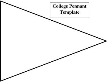 College Pennants Printable - Professionally Designed Templates