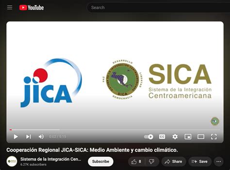 Proyecto Biodiversidad CCAD JICA Portal Del SICA