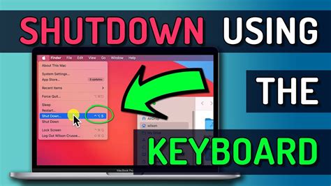 How To Shutdown Mac With A Keyboard Combination Youtube