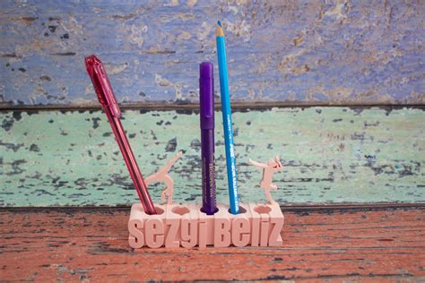 Personalised Pen Pot Teachers Ts 3d Printed Stationary Desk Decor Office Fun Ts End