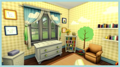 Base Game Nursery Sims Room Build No Cc Youtube