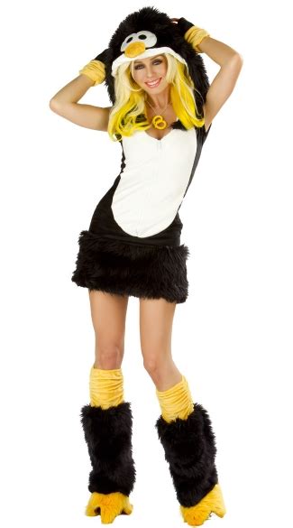 Deluxe Penguin Costume Sexy Penguin Costume Adult Penguin Costume