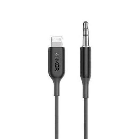 Anker Dongle Lightning 3 5mm To Lightning 3 Cable Black Walmart