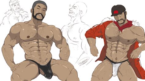 Rule 34 1male Abs Bigbaraboi Facial Hair Male Male Focus Male Only Muscular Muscular Male Npc