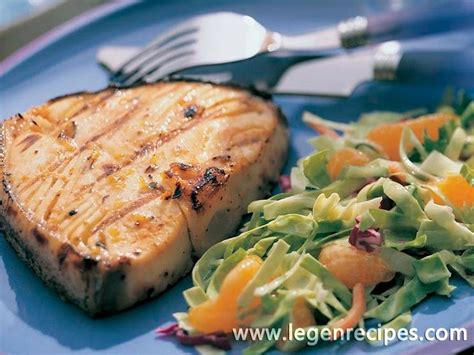 Balsamic Grilled Halibut Steaks - Legendary Recipes