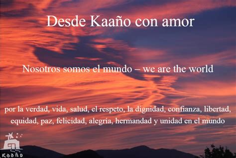 Nosotros Somos El Mundo We Are The World Kaañoetxea