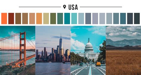 Beautiful Color Palettes Of Countries From Around The World