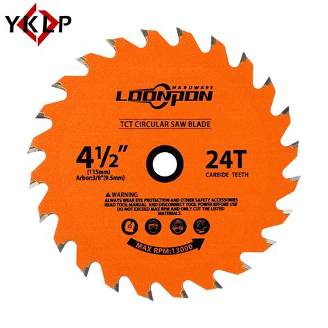 YKLP 1 Sztuk 115mm 24 Z By TCT Drewna Pi Y Tarczowe Pomara Czowy Pow