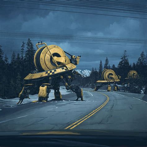 The Electric State Simon Stålenhag Comes A New Narrative Artbook About