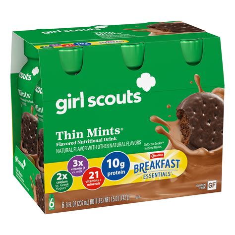 Girl Scout Thin Mints Carnation Breakfast Essentials