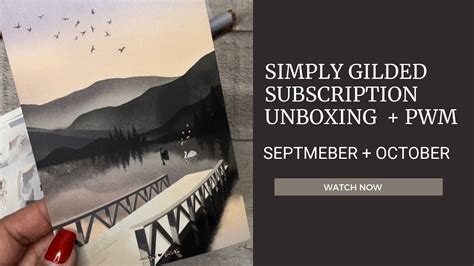 Simply Gilded Subscription Unboxing Plan With Me Swan Lake Kit